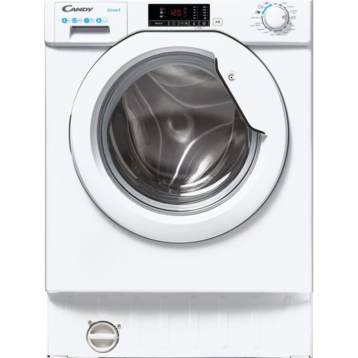 Candy CBW48D1E Integrated Washing Machine with 1400 rpm - White - D Rated